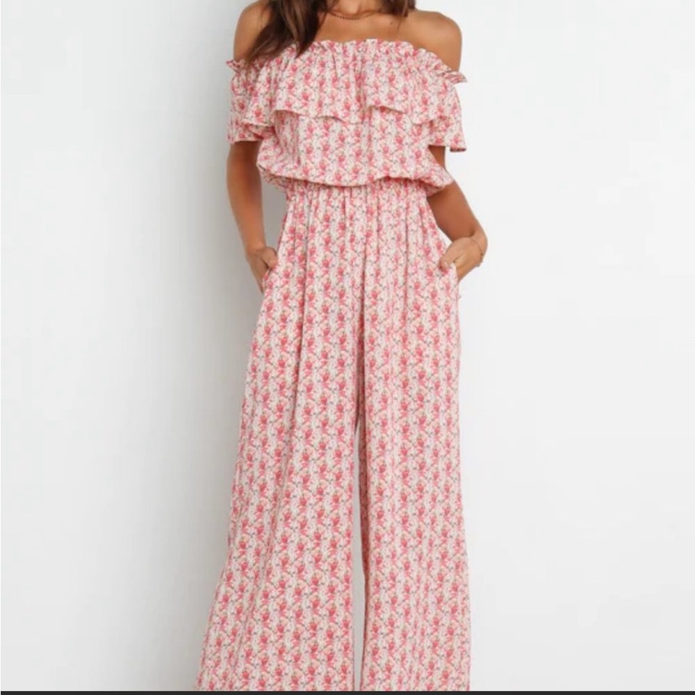 NWT Petal & Pup: Sessi Jumpsuit - Pink Floral